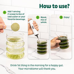 KOS greens powder high fiber and prebiotic content supports everyday routines.