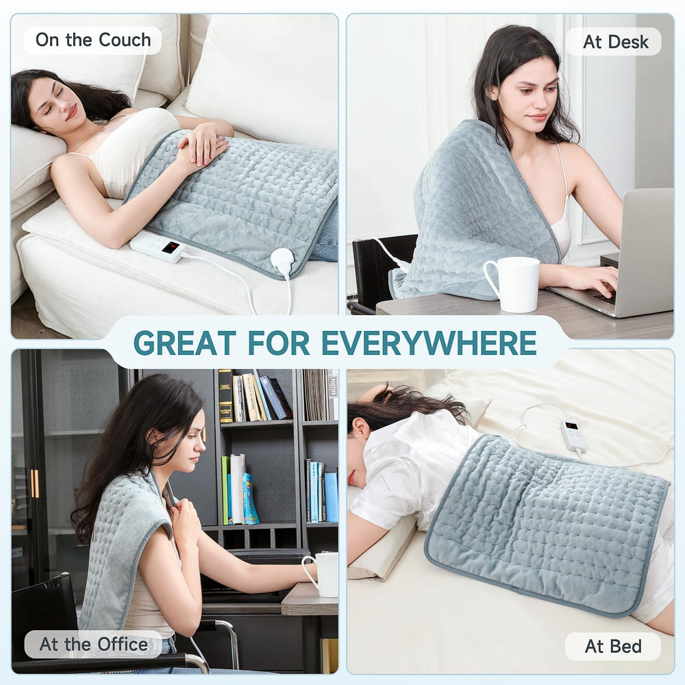 KOT 20x24 pad offers wide coverage for all-over warmth and relaxation.