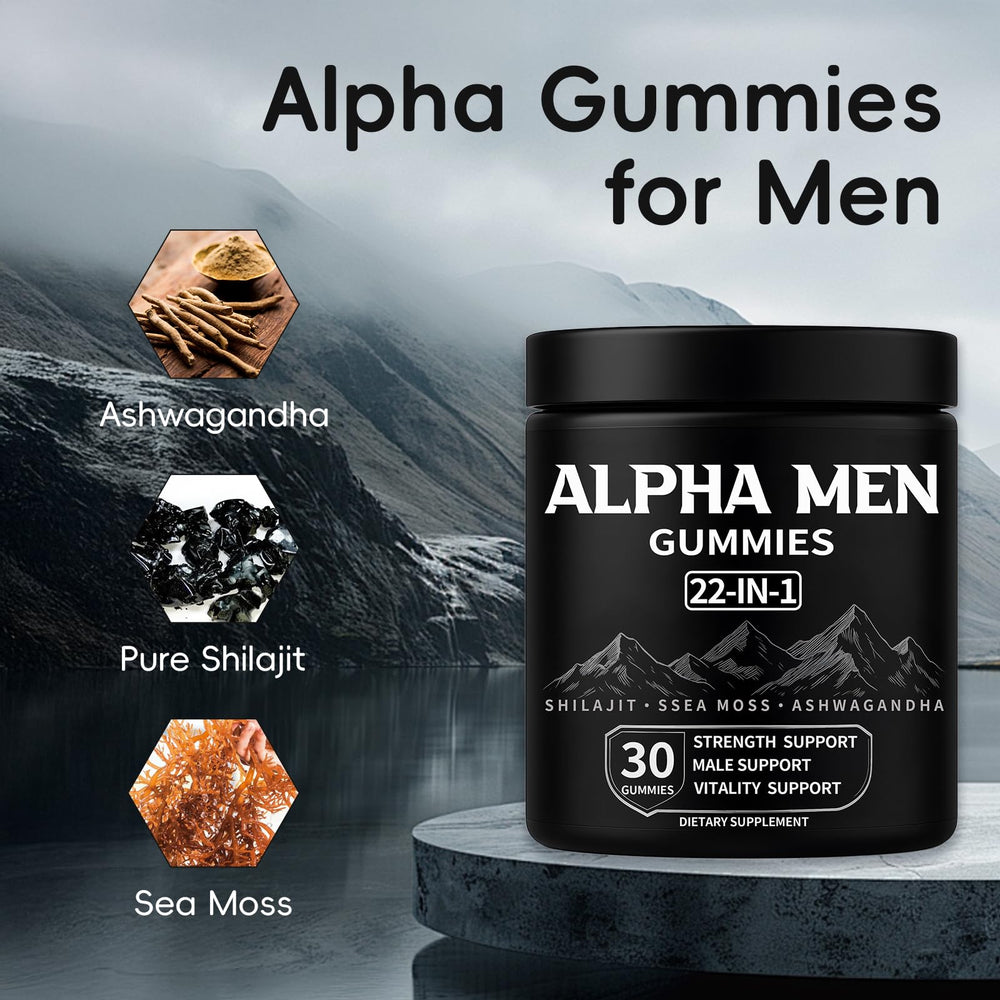 KOVGOCY Alpha Gummies 22-in-1 ingredients illustration