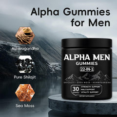 KOVGOCY Alpha Gummies 22-in-1 ingredients illustration