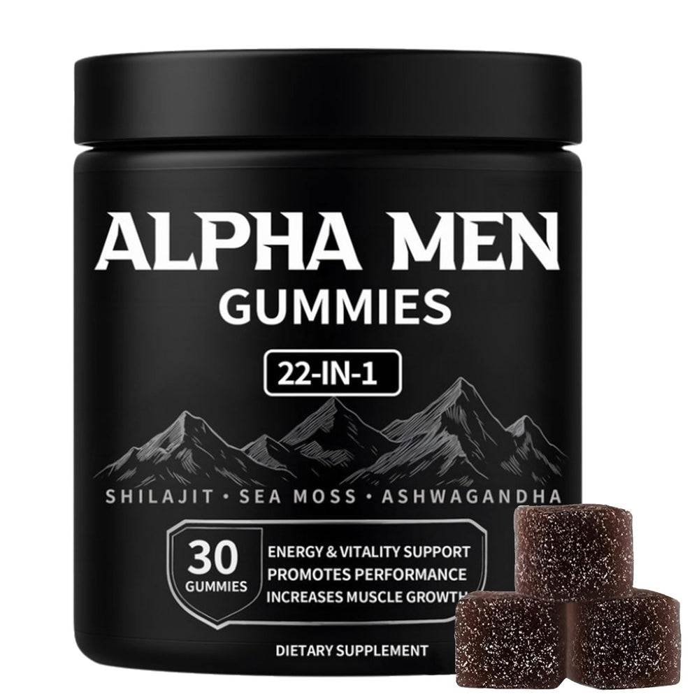 KOVGOCY Alpha Gummies for Men with Shilajit bottle for daily vitality