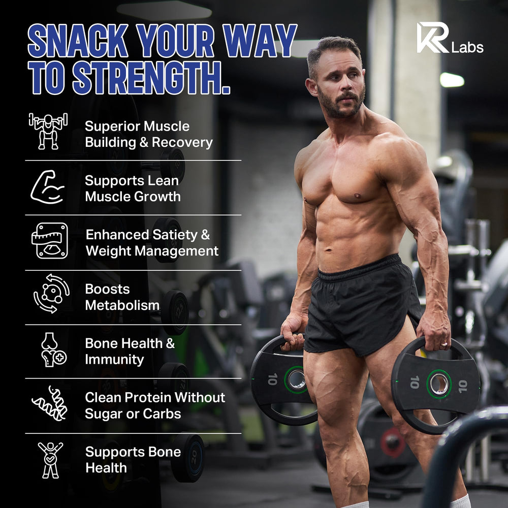 KR Labs Watermelon Lime flavor gummies offering a refreshing protein bite.