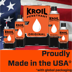 Kroil Original Penetrant on bicycle chain shows moving parts restoration.