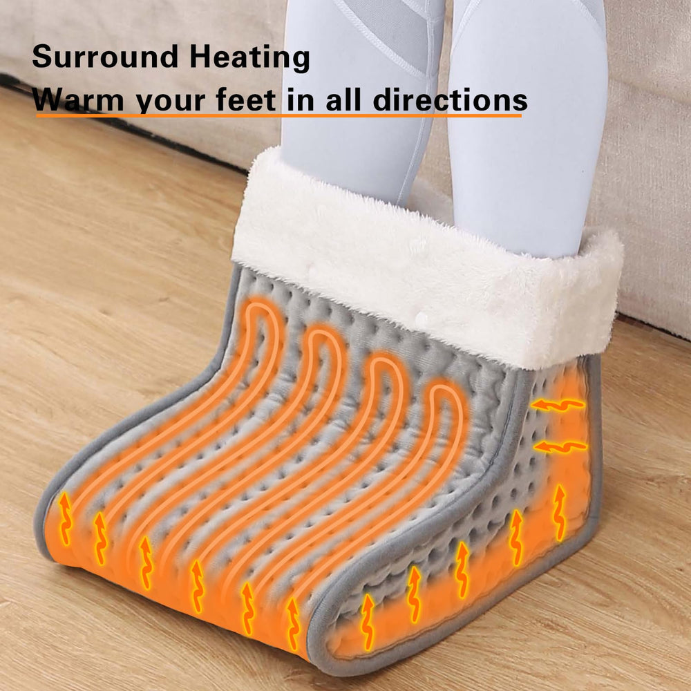 KSAHGAO electric foot warmer with 9 heat levels for personalized comfort.