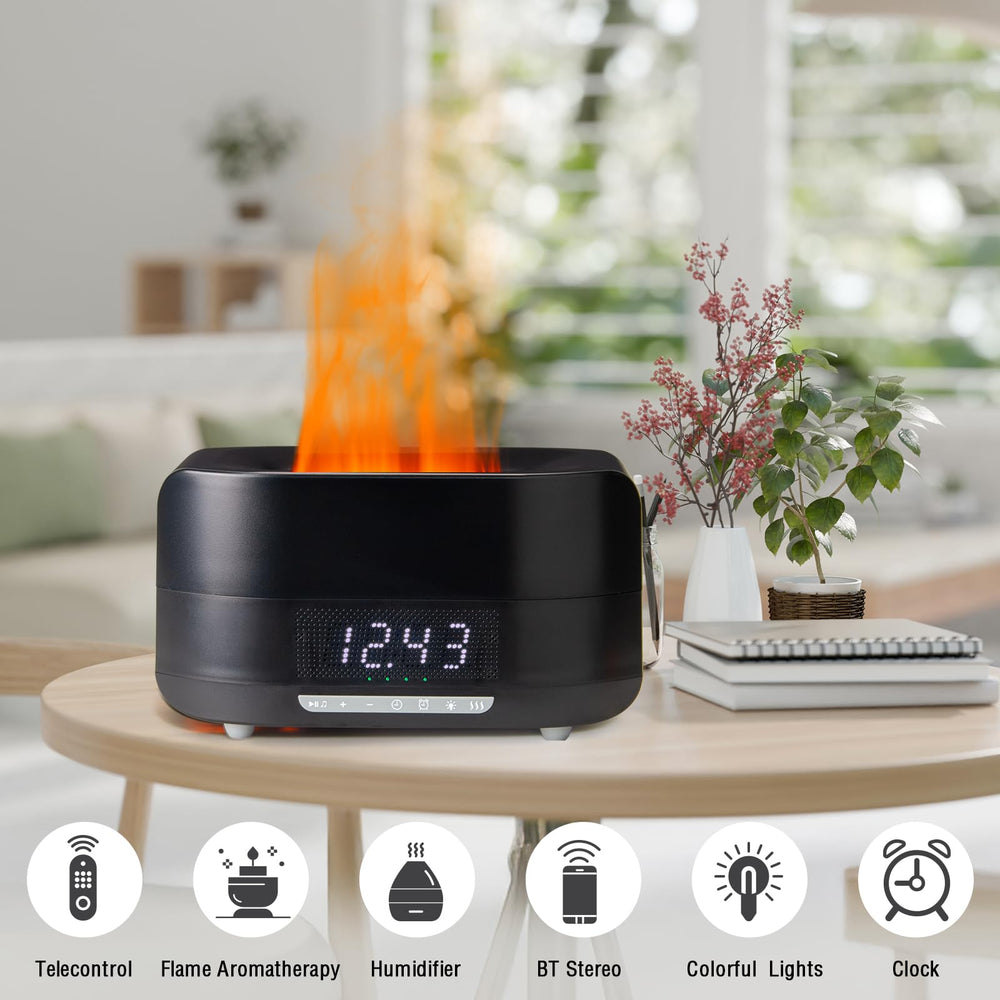 KSTPGRZK flame effect night light creates warm mood