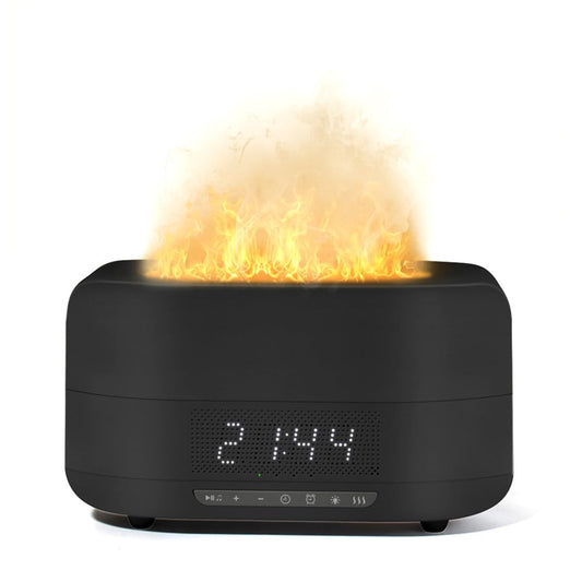 KSTPGRZK Flame Aroma Diffuser front view for cozy ambiance