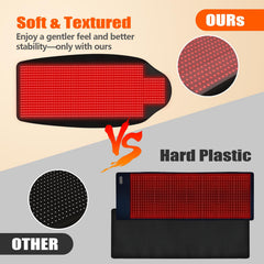 KTS large 73x33 pad supports various positions for back, shoulders, and legs.