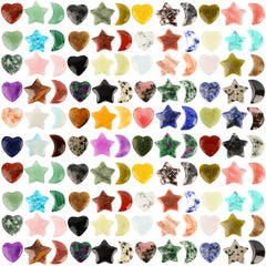 Kugliwa heart shaped crystal perfect for jewelry making and crystal grid decor.