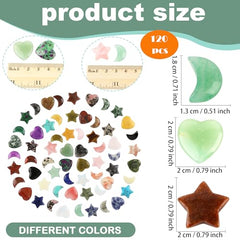 Kugliwa star shaped crystal ideal for energizing decor and spell work.