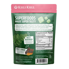 Kuli Kuli gummies jar in hands, suitable for both men and women.
