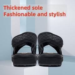 KUMUROETA open toe diabetic sandals sole detail shows thickened, cushioned sole