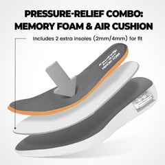 KWUKOTY breathable mesh upper keeps feet cool and dry
