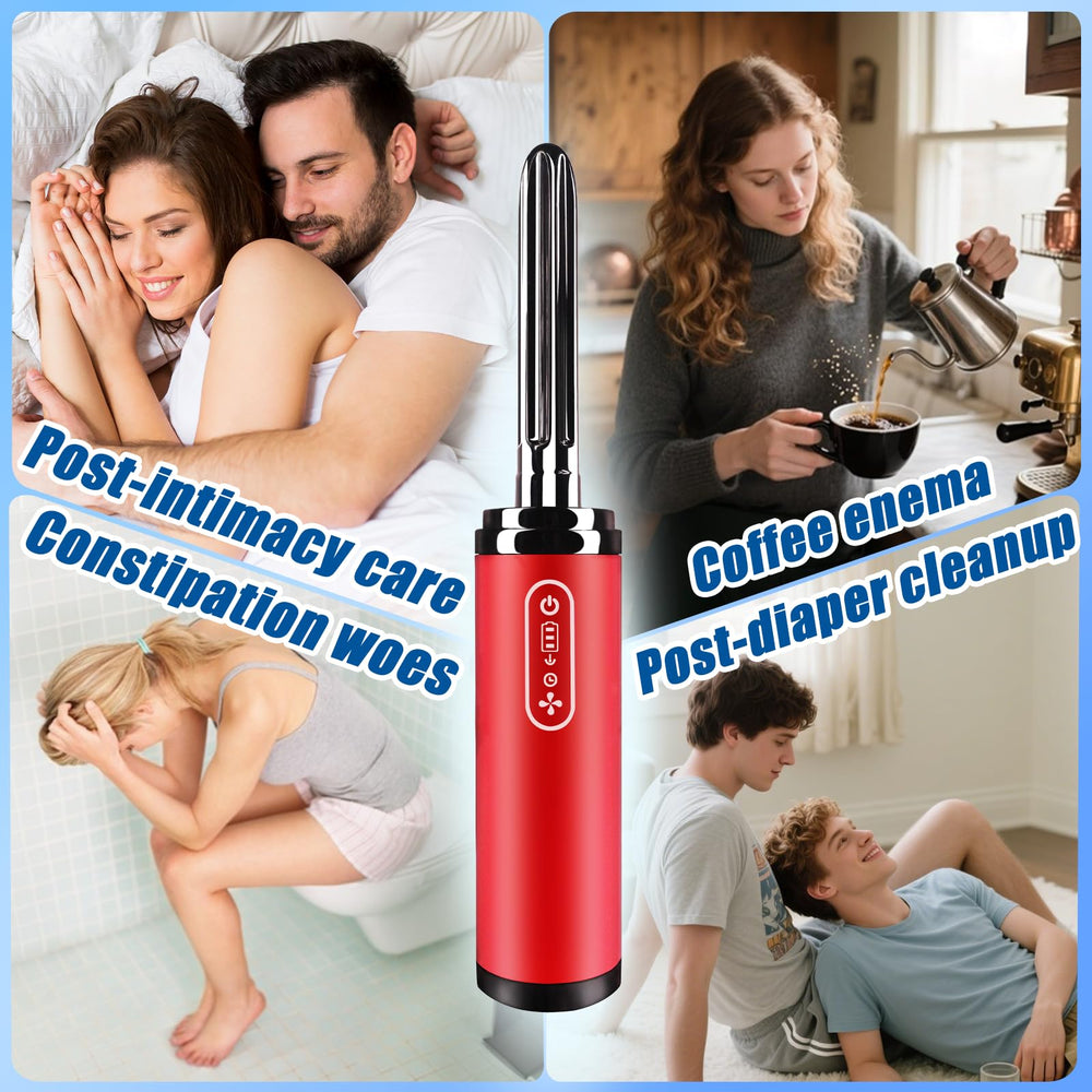Kxufoae magnetic charging port simplifies post-use cleaning.