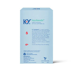 K-Y Liquibeads dissolving ovule releases moisture within minutes