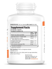 Kyolic Formula 103 packaging label detail showing ingredients and organic source.
