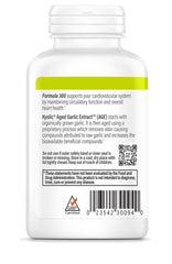 Organic garlic source used in Kyolic formula emphasizing quality.