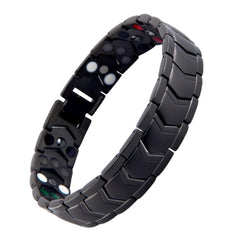 KYOSI 3X magnetic bracelet in black with three rows for daily wear.