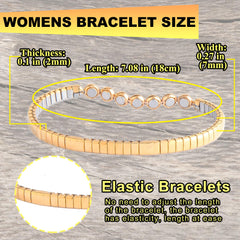 Close-up of KYOSI bracelet interior magnets highlighting the subtle magnetic feature.