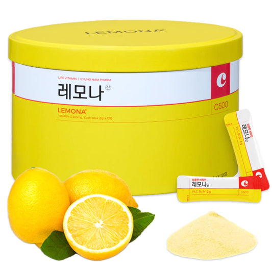 Kyung Nam Pharm LEMONA lemon-stick package highlights convenient daily vitamins.