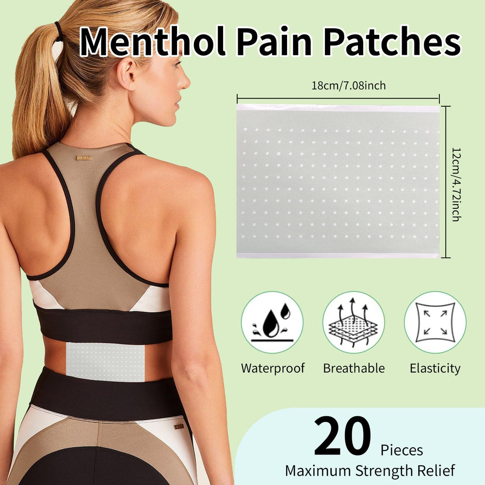 KZM Kangzhimei menthol patch for knees with versatile coverage.
