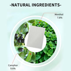 KZM Kangzhimei menthol patch for wrists for on the go relief.