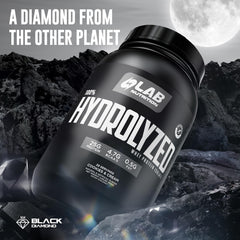 LAB NUTRITION pour glass captures smooth mix and aroma