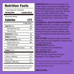 LABNOSH single-serve chocolate shake for quick meals or workouts.