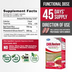 LABO Nutrition CHOLRestore oryza sterol phytosterols provide plant-based lipid balance support.