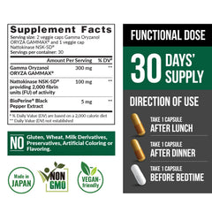 LABO Nutrition VesseCLEAR CX capsules ready for daily intake with delayed-release for steady absorption.