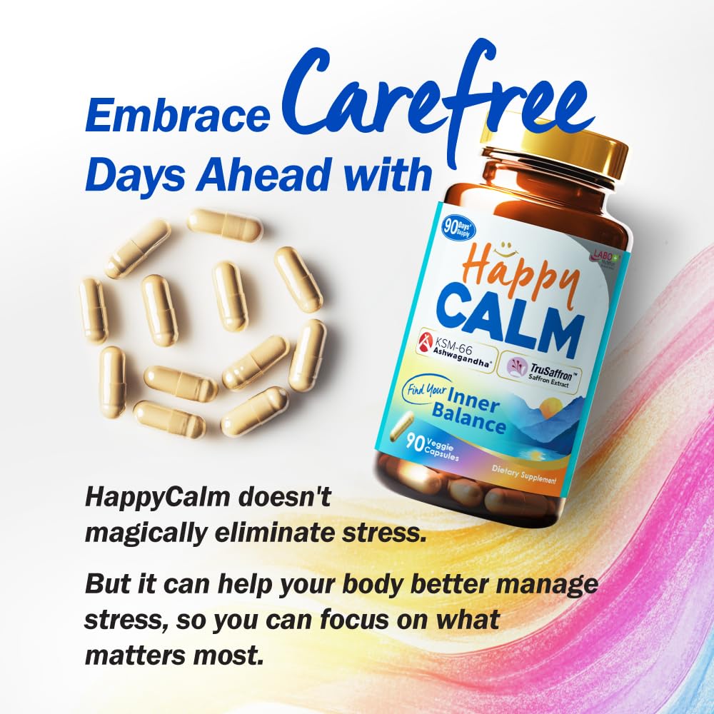 LABO Nutrition HappyCALM batch seal signals purity and consistency