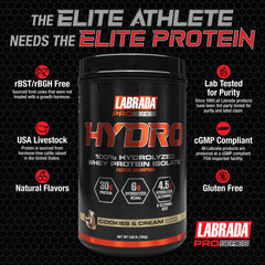 Labrada Hydro pours easily into a shaker for quick pre- or post-workout fueling.