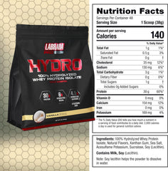 Labrada Hydro shake ready for pre- or post-workout routines.