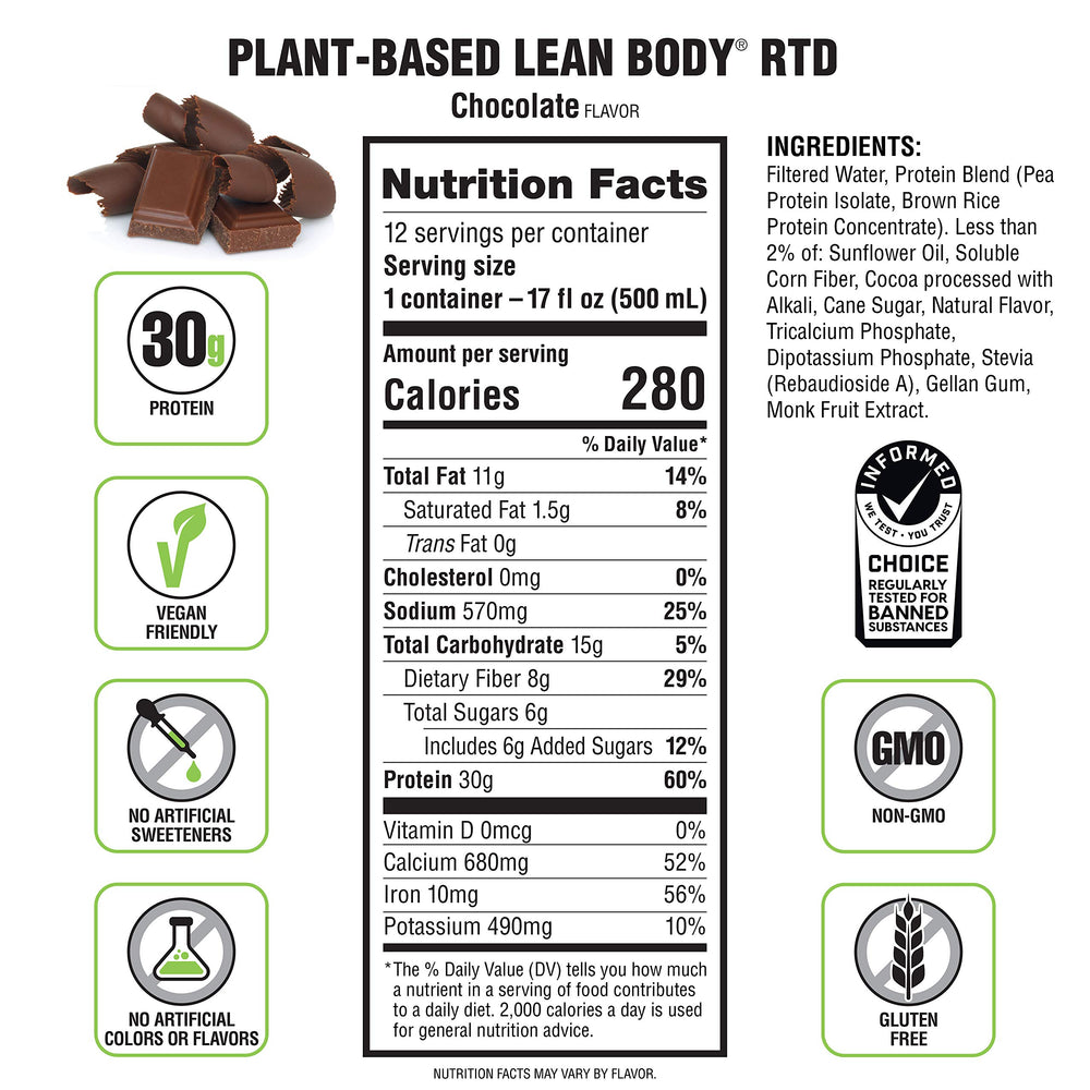 Labrada 12-pack chocolate shakes for convenient on-the-go