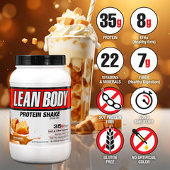 Scoop of Labrada Lean Body powder ready to pour