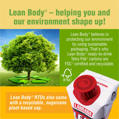Labrada Lean Body RTD pack in gym bag