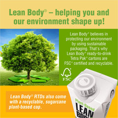 Labrada shake bottle showing zero artificial flavors claim