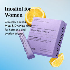 Lactomedi Inositol daily stick pack for on-the-go convenience.