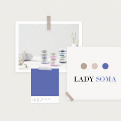 Person holding Lady Soma Candida Complex tablets representing daily care