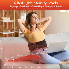 LAFCARE red light belt with LCD control for easy settings.