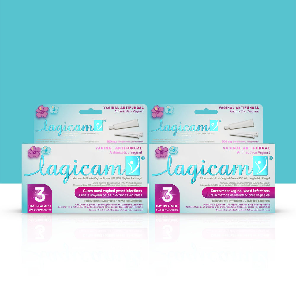 LAGICAM V kit box front for fast at-home 3-day relief