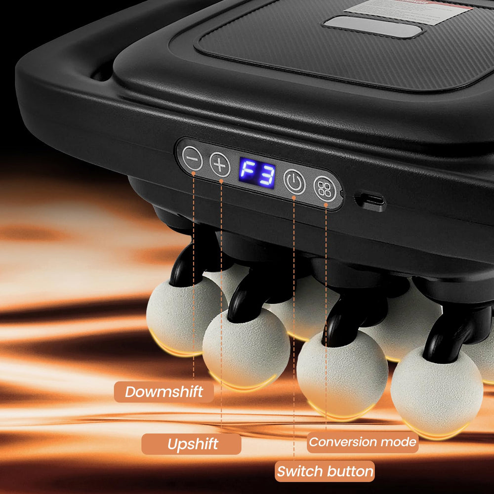 LAINIUTE massager powered by 1800mAh battery for cordless sessions.