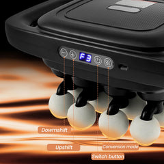 LAINIUTE massager powered by 1800mAh battery for cordless sessions.
