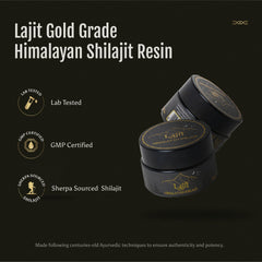 Lajit sun-dried shilajit resin preserving natural nutrients