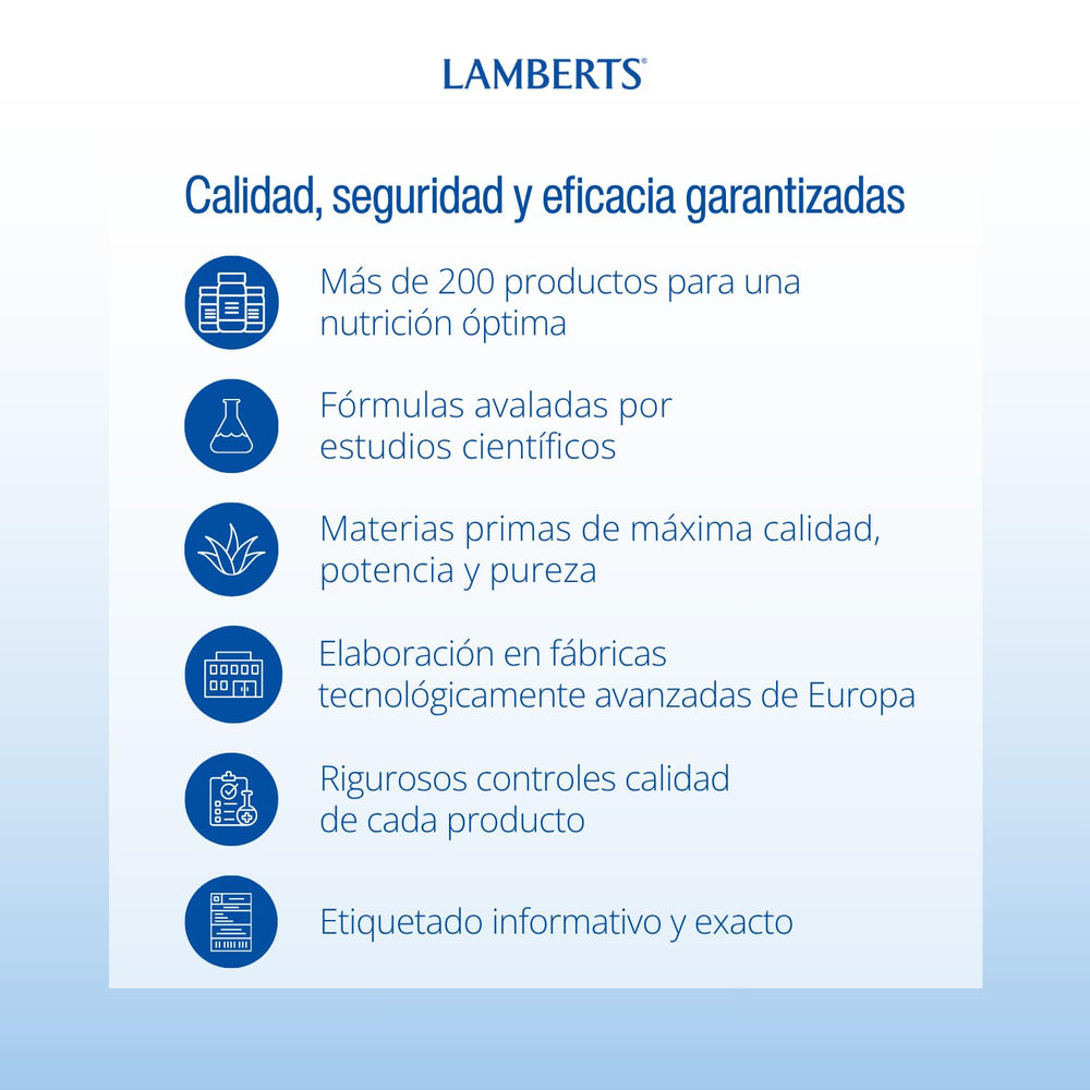 Lamberts FEMA45+ label close-up emphasizes vitamins D and K for bone health