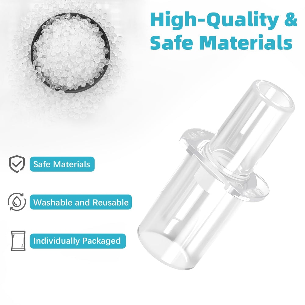 Lamwinsco mouthpieces are washable and reusable, reducing waste between uses