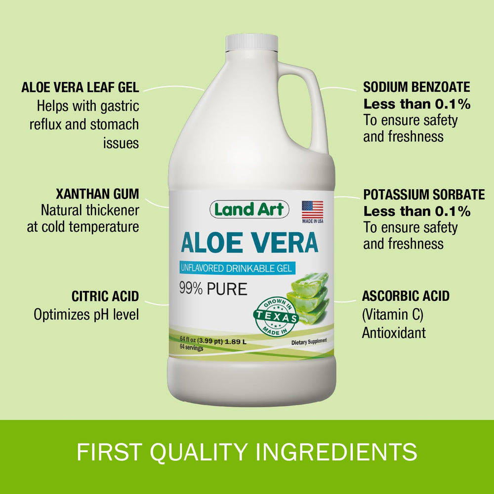 Digestive-use guide shows gel in a glass for stomach comfort.