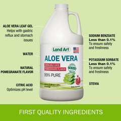 Land Art Organic OTCO-certified Aloe Vera for purity