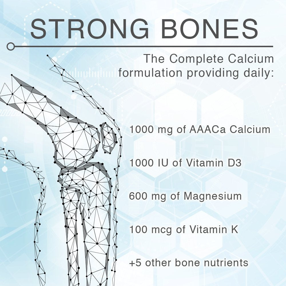 AdvaCAL Ultra 1000 nutrients list showing Vitamin D3 and minerals for daily wellness