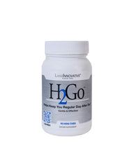 Lane Innovative H2Go bottle on the kitchen counter signaling gentle natural digestive support