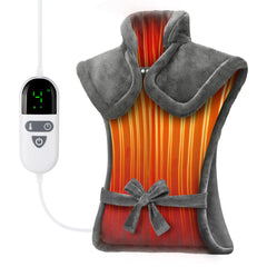 LANVA heating pad neck-shoulders-back targets sore muscles with warm, soothing relief